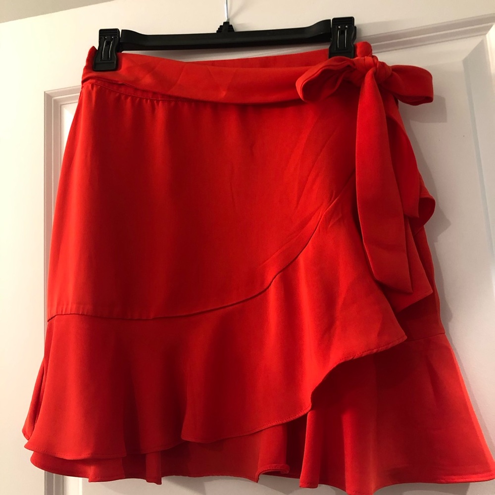 NWOT Red Ruffle Skirt from Revolve - Picture 3 of 5